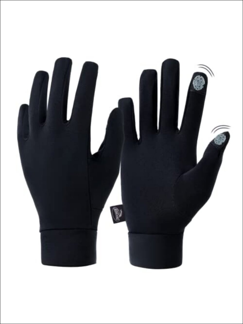 Lightweight Glove Liners for Cold Weather - Touch Screen Running Gloves for Men